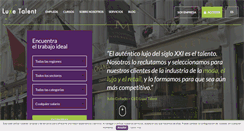 Desktop Screenshot of luxetalent.es